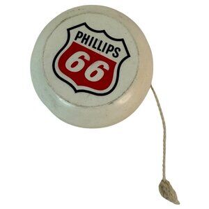 Vintage Phillips 66 HYDROCARBON SOLVENTS Petroleum Gas Logo Advertising Yo-Yo
